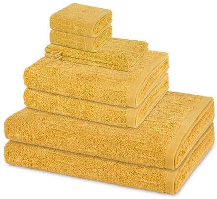 Ross Sonstiges 2 X washandjes 2 X gasten- 2 X douche- 2 X handdoek - in set 8 pack Premium