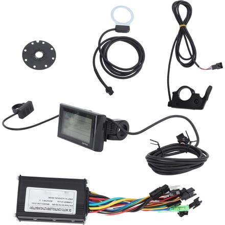 Elektrische Fiets Ombouwset 3 Modi 17A Controller SW900 Display Paneel Duimgashendel FT8C Snelheid gray