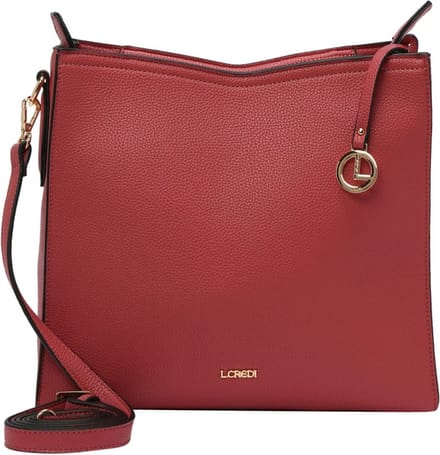 L.CREDI Liora Schoudertas 32 cm - Dames - rouge