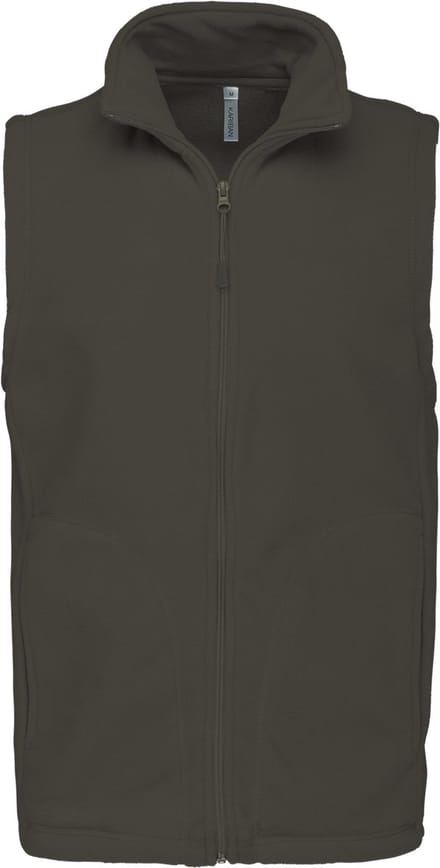 Kariban Bodywarmer van microfleece heren K913 - Green Olive - 5XL