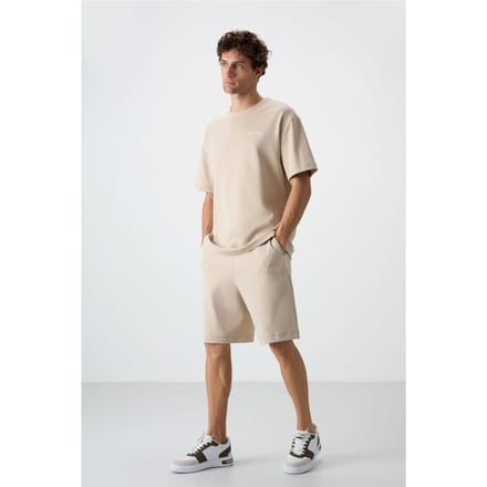 Overmaatse Korte Mouwen T-Shirt En Short Set