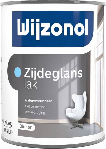Zijdeglans op waterbasis - 1 liter