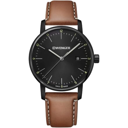 Montre à quartz Wenger WENGER URBAN CLASSIC 01.1741.136 marron