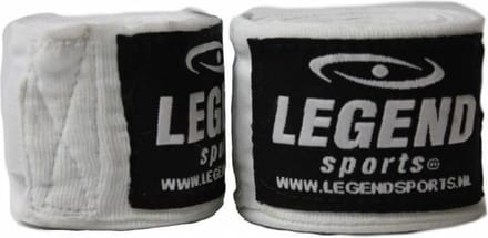 Legend Sports Boksbandages Premium 455 Cm Wit Per 2 Stuks