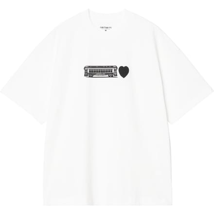 Carhartt Deconstructed Label T-shirt Wit