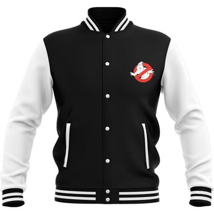 Ghostbusters EST. 1984 Varsity Jacket - Black/White - S