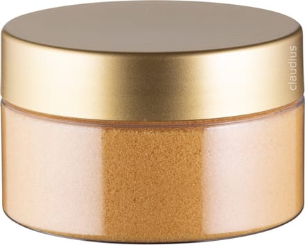 Scrubzout Appel-Kaneel - 300 gram - Pot met luxe gouden deksel - Hydraterende Lichaamsscrub
