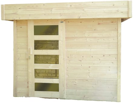 Solid Superia Modern Bergen Tuinhuis - Vuren - Onbehandeld - 243,2x205,2cm