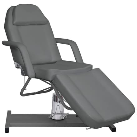 vidaXL - Massagetafel - 180x62x(87-112) - cm - grijs