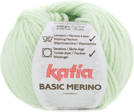 Katia Basic Merino - 85 mintgroen - Wol/Acryl Garen