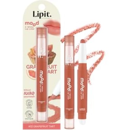 Lipit - Mood C White Lip Liner 02 Grapefruit Tart