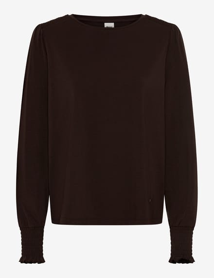 Brax Dames Shirt  Style CAITLIN L brunette, donkerbruin, maat 46