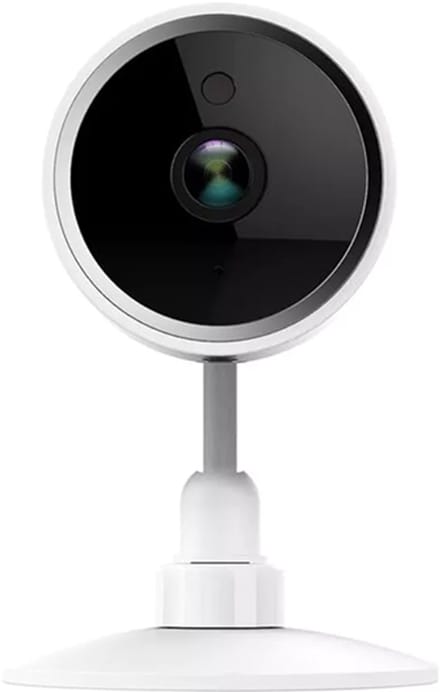 Qnect Wifi Binnencamera - 100° Kijkhoek - HD Nachtzicht - Bewegingsdetectie - Wit