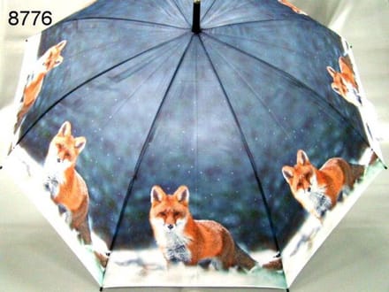 Paraplu Vos in de Sneeuw – Ø106 cm Winter Design