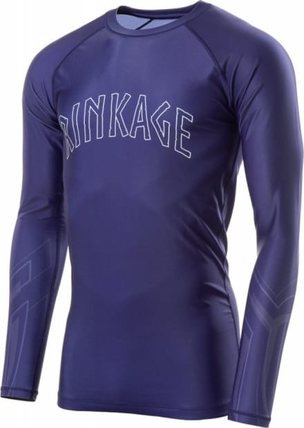 Rinkage Olympia Long Sleeve Rashguard - Blauw - maat M
