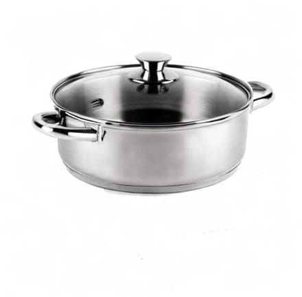 Inductie Kookpan 18 cm - Roestvrij Staal met Geëcapsuleerde Bodem