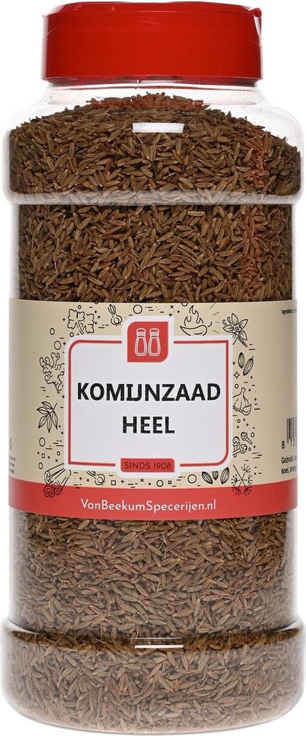 Van Beekum Specerijen - Komijnzaad Heel - Strooibus 400 Gram