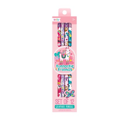 Ooly - Funtastic Friends - Grafiet potloden - 12 Stuks