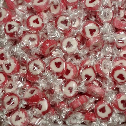 hartjes bonbons 500g (individueel verpakt) (hard snoep)