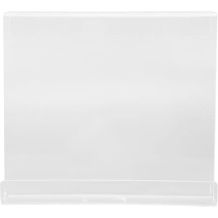 Support de livre universel en acrylique pour tapis de course, support de lecture pour tablette et magazine, transparent white