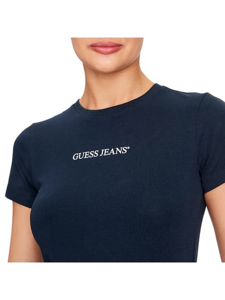 Dames-T-shirt Guess Gj Cn Logo Emb
