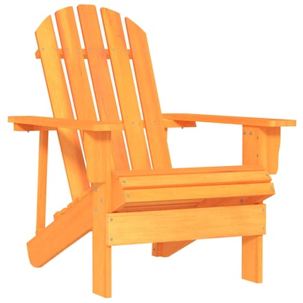 vidaXL - Tuinstoel - Adirondack - massief - vurenhout - oranje