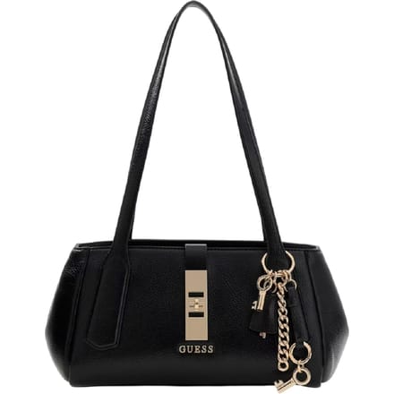 GUESS schoudertas Brooke Shoulder Satchel Bag Black zwart