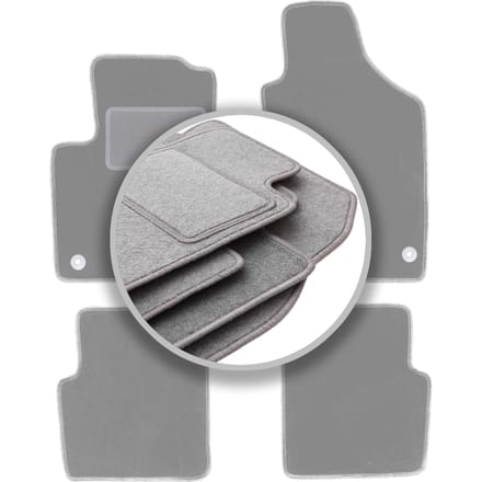 Grijze automatten voor: Fiat 500 FL hatchback (2013-2019)