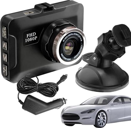 Dashboardcamera FHD - Rij recorder - Veilig rijden - Continue opname - 1080P - Zwart