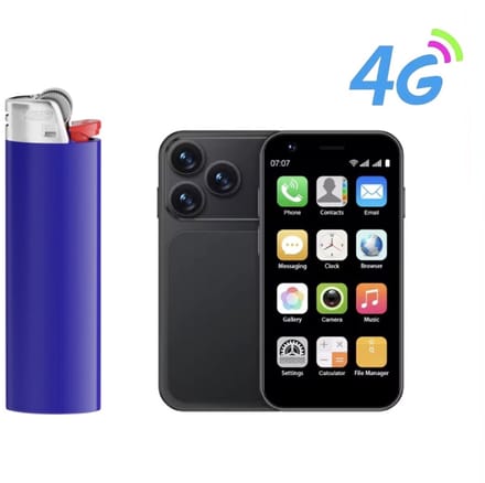 Medj-Mini smartphone -model 2026 - Android 3.0 - App - 16 GB - Telefoon - Klein