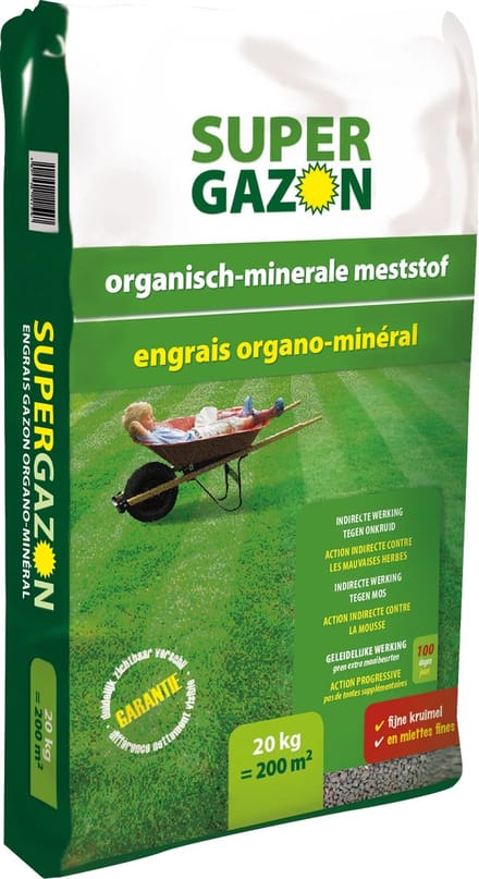 BSI - Super Gazon Meststof - 20 kg voor 200 m²