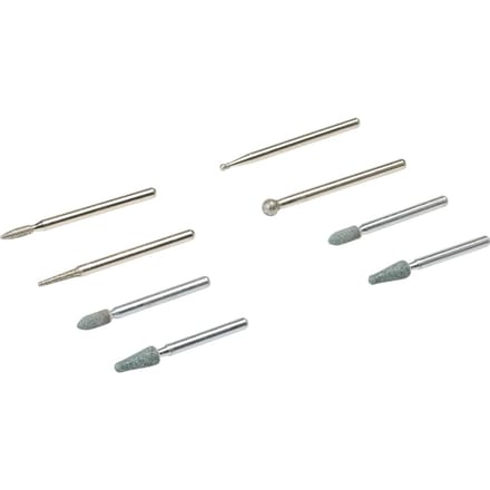 Dremel 682 glasetsset, accessoireset met 8 accessoires voor roterend gereedschap blauw