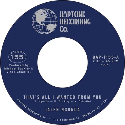 That's All I Wanted From You / So Glad I Found You - Jalen Ngonda