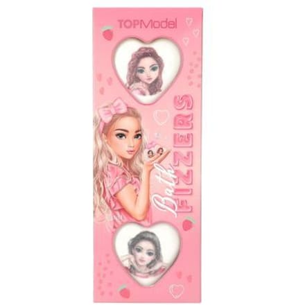Top Model TOPModel bedrukte badbom BEAUTY and ME Opmaken en sieraden