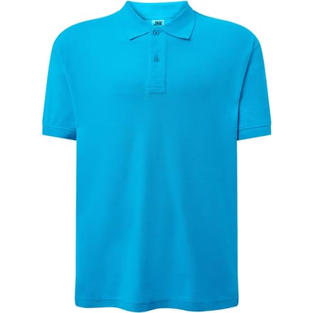 JHK Heren Pique Regular Poloshirt (Turquoise)