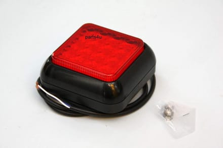 LED Mistlamp - Achterlicht - Voertuig Verlichting - E-keurmerk Goedgekeurd - 104mm Breed - Rood