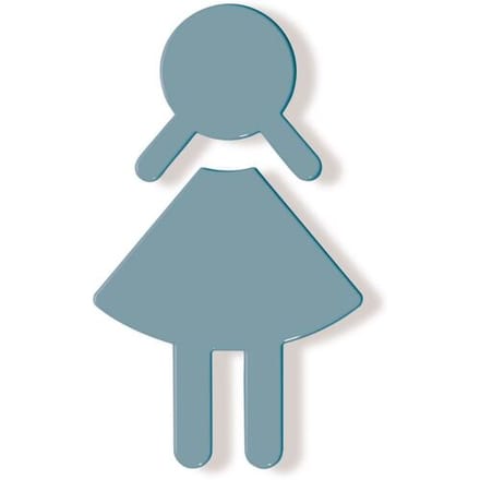 HEWI Series 477/801 Symbol Woman 801.91.020 55