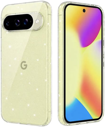 Hoesje geschikt voor Google Pixel 10 / 10 Pro - Techsuit Sparkle Skin Glitter Silicone Back Cover - Transparant