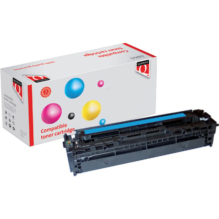 Tonercartridge Quantore alternatief tbv HP CB541A 125A blauw