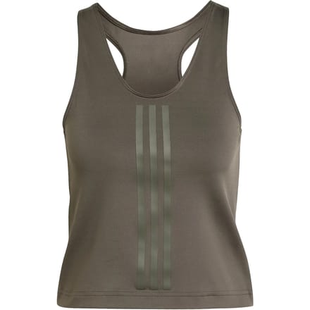 adidas Performance Power Reversible 3-Stripes Tight Fit Tanktop - Dames - Groen- L