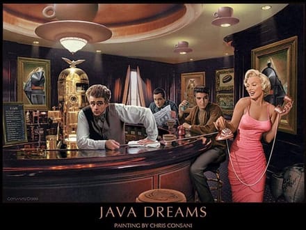Kunstdruk Chris Consani - Java Dreams 80x60cm