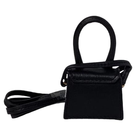 Jacquemus Le Petit Chiquito tas in zwart leer