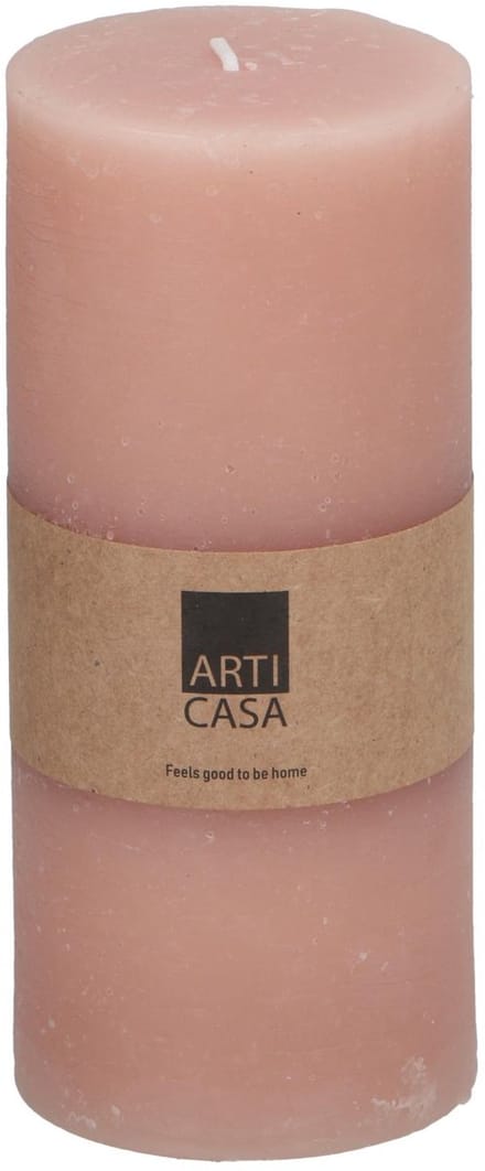 Rustieke kaars rose