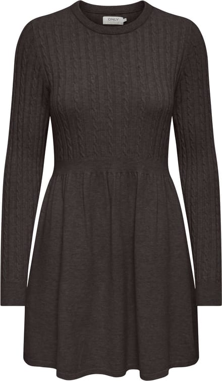 ONLY - ONLFIA LS CABLE DRESS KNT NOOS - Dames - Mini jurken