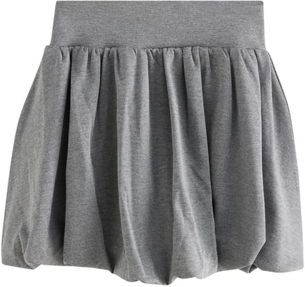 Next - Meisjes - Jersey stretch rok met ballonzoom en elastische taille - Grijs