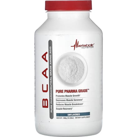 Metabolic Nutrition, BCAA, Non aromatisé, 10.58 oz (300 grammes)