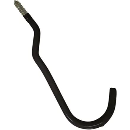 Dresco Garage fietshaken - Zwart - Metaal - 2 stuks