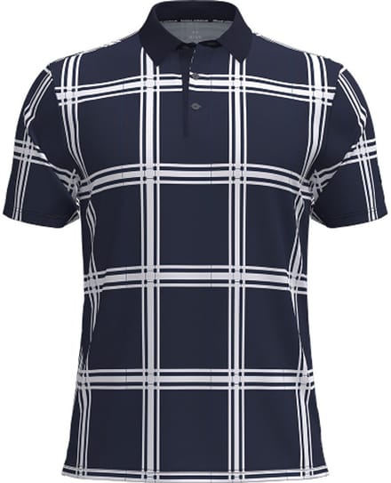 Under Armour ArmourDry Polo Fairway Plaid Navy
