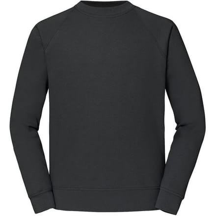 Fruit of the Loom Heren Klassiek Raglan Sweatshirt (Licht Grafiet)