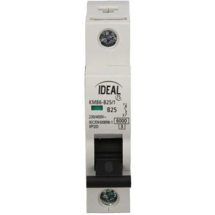 Ideal Serie - Schakelkast - 1P - 25A - DIN Montage